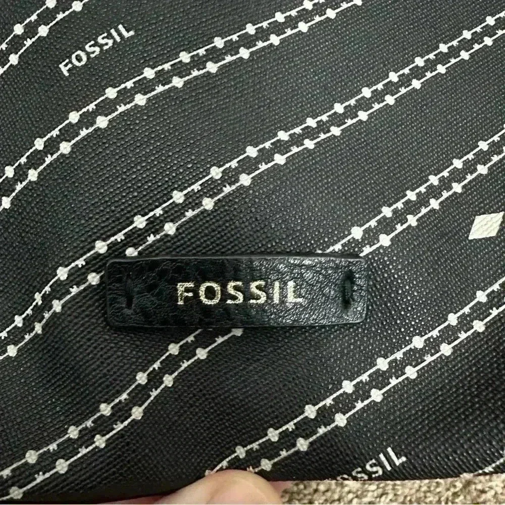 Fossil Parker Convertible Backpack.‎ Black. Faux leather.